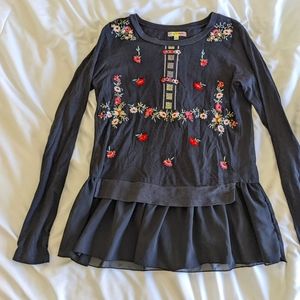 Embroidered Shirt Tunic